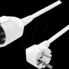 LPS101 Mains cable extension, 3 m, white