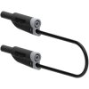 Electro PJP 2710-IEC-CD1-25N Test Lead Banana Jack 4 mm Black 25 cm
