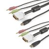 StarTech.com USBDVI4N1A6 StarTech.com 6 ft 4-in-1 USB DVI KVM Cable with