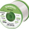 Cyna lutownicza bezołowiowa Stannol Kristall 600 Fairtin bezołowiowa Sn99,3Cu0,7 REL0 500 g 1 mm