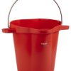 20l Vikan Hygiene Bucket, Red