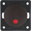 Integro Flow Wyłącznik kontrolny z czerwoną soczewką 2-biegunowy brąz 937522501 HAGER