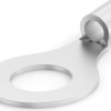 Uninsulated ring cable lug, 2.62-6.64 mm², AWG 12 to 10, 10 mm, M10, metal, 160038