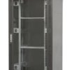 Szafa ramowa stojąca EmiterNet Top, 32U, wym. 800X800x1540 (szer. x gł. x wys. mm), drzwi blacha/szkło w komplecie panel 2 wenty