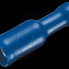 Round connector sleeve, 1.5 - 2.5 mm², blue
