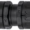 Straight hose coupling, 29 mm, PA, IP66, black, (L) 87 mm, 166-24603