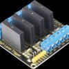 SBC-SSR01 Developer boards - 4-way solid state relay, 5V, 240V/2A