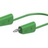 Przewód pomiarowy 64.1030-05025, 19A, 30 → 60V, kolor: Zielony, dł. 50cm, Staubli