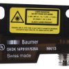 Czujniki fotoelektryczne Dyfuzyjny w obudowie prostokątnej Baumer PNP zakres 20 mm → 350 mm Światło laserowe
