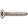 Toolcraft 886994 Tamperproof Torx Countersink Self Tap Screws 3.5 x 25mm Pk 10