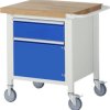 Stół Warsztatowy, Mobilny RAU 05 8152A2-077B4S.11, (S x W x G) 750 x 880 x 700 mm