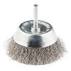 Szczotka druciana doczołowa z trzpieniem 75 mm INOX 57H600 TOPEX