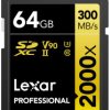 Karta SD SDHC, 64 GB Nie TLC, Lexar Gold 0 → 70°C 2000x