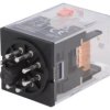Przekaźnik: elektromagnetyczny DPDT Ucewki: 24VAC 10A/250VAC MKS2P AC24