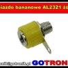 Gniazdo bananowe AL2321 żółte