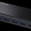 UH700 7-port USB 3.0 hub including power supply unit