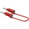 Electro PJP 2214/600V-CD1-100R Test lead 4 mm connector Red 100 cm