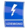 Tabliczka /znak informacyjny/ TZI 74x105S /UZIEMIONO/ E04TZ-01041120300 /10szt./