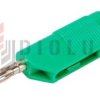 Wtyk banan 4mm do poł. wież. WW403-GN 50V=/30V~ 24A