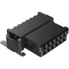 Socket header, 12 pole, pitch 1.27 mm, angled, black, 404-51012-51