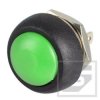Przełącznik PBS33G;zielony;1A;250V; OFF-(ON);monostabilny;otw.mont.12mm