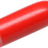 Snap-on lever cap, cylindrical, Ø 3.5 mm, (H) 11 mm, red, for toggle switch, U276