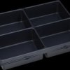 1000010130 Small parts insert, 4 recesses for i-BOXX 72 and LS-Tray 72