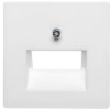 Berker Q.1 Element centralny do gniazda przyłączeniowego UAE podwójnego śnieżnobiały aksamit 14096089