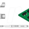 C120003 Desoldering tip C120 for dual-in-line, C120003/3.0 mm, straight