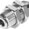 Złączka pneumatyczna Wciskane 10 mm Wciskane 10 mm Festo Adapter grodziowy do rur