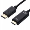 Kabel DisplayPort do HDMI 1,8m DisplayPort 4K, Adapter DP/HDMI