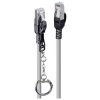 LINDY 47607 RJ45 Network cable, patch cable CAT 6A S/FTP 10.00 m Grey 1 pc(s)