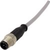 Przewód czujnik-siłownik ze złączem Złącze M12 liczba rdzeni 4 długość 10m Rodzaj A Żeńskie Złącze B Złącze M12