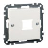 MERTEN SYSTEM M Płytka czołowa mechanizmu gniazda RJ11/RJ45 pojedyncza biały polarny MTN291519 SCHNEIDER ELECTRIC