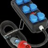 1151480010 Power distributor BSV P, 6-way, 2 m, H07RN-F5G2.5