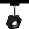 Lampa do systemu szynowego, wysokonapięciowego Paulmann Cube 96923 LED wbudowany na stałe 8 W LED 770 lm czarny (matowy)