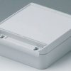 ABS/PC enclosure, (L x W x H) 141 x 140 x 60 mm, light gray (RAL 7035), IP66, C6015181