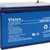 Lithium iron phosphate-battery, 12 V, 15 Ah, 150 x 98 x 101 mm, faston plug 6.3 mm, LFP1215