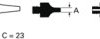 Vacuum nozzle, Ø 1.5 mm, (L) 23 mm, DX 118