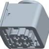 TE Connectivity Obudowa złącza pin żeńskiego na kabel HDSCS, MCP Ilość pinów 4 1-1418390-1 1 szt.