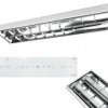 Oprawa rastrowa 120cm 2x18 2x120cm natynkowa LED biała lampa 36W 120cm G13 zasilanie jednostronne