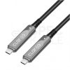 CLAROC Kabel optyczny USB-C 4K@60 AOC Power Delivery 60W 7m