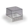 Obudowa Cubo S 175x175x150mm podstawa 50mm przetłoczenia Pg pokrywa przezroczysta IP67 PC SPCK181815T