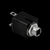 6.3 mm 2-pin Mono Jack Square Socket - PCB Mounted - Cabletech
