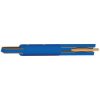 Test contact for four-wire measurement, round head, travel  0.8 mm, pitch 2.54 mm, L 22.5 mm, TEKOFLEX TF10
