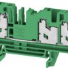 Through terminal block, snap-in, 4.0 mm², 32 A, 8 kV, green, 3109500000