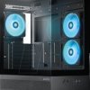 GT-01B-OP CHIEFTEC VISTA ATX enclosure, tempered glass, RGB, black