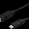 USB2CB3M USB 2.0 cable USB-B to USB-C, 3 m.