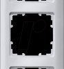 5TG2553-3 DELTA line, aluminium metallic frame, 3 gang, 222 x 80 mm