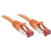 LINDY 47814 RJ45 Network Cable Cat.6 S/FTP 15m Orange Snagless Patch Cable